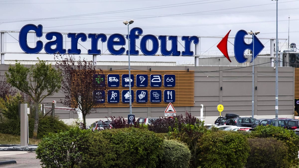 Carrefour im Sturzflug